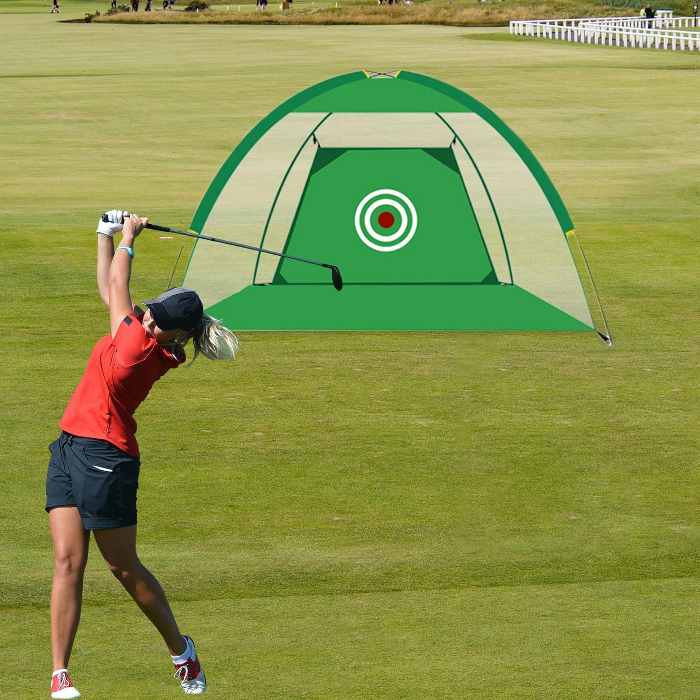 Hitting Training Aids Nets Driving Chipping Swing Trainer Golf Practice Net