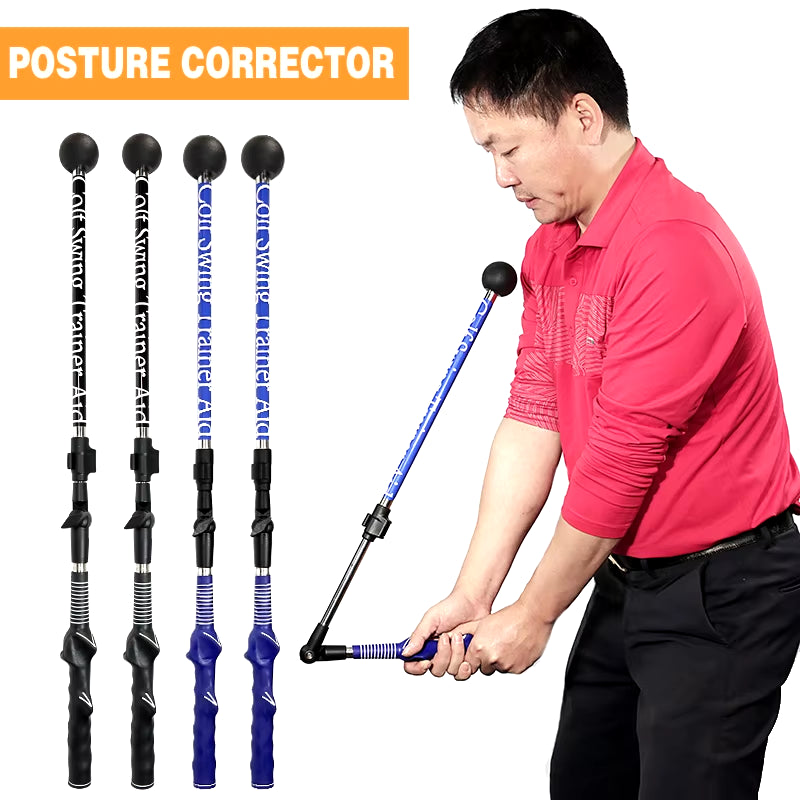 Golf Swing Training Aid: Posture Correction and Technique Improvement Tool for Hinge, Forearm Rotation, and Shoulder Turn - Lightweight Design