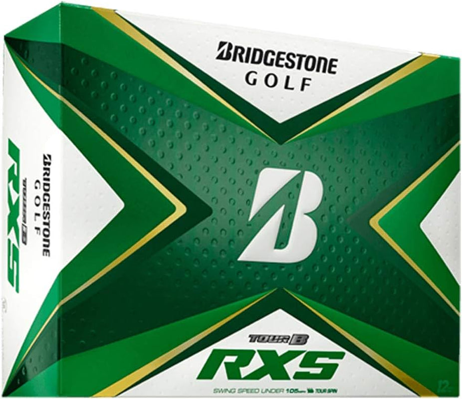 Bridgestone Tour B RXS (Two Dozen) Golf Balls | Multi-Packs | REACTIV Cover Technology | Softer Feel & Maximum Greenside Spin