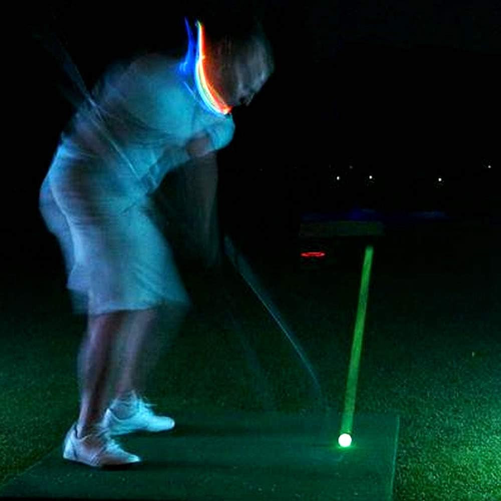 "Illuminate Your Game: Set of 20 Glow Golf Balls with Glow Stick Inserts - Perfect for Nighttime Fun!"