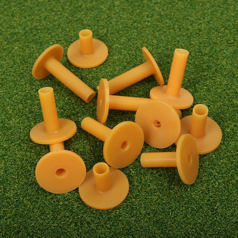 Professional Durable Golf Rubber Tees - Assorted Sizes for Driving Range Practice and Training Aid