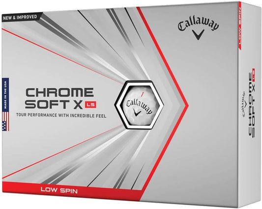 2021 Chrome Soft X LS Golf Balls (One Dozen)