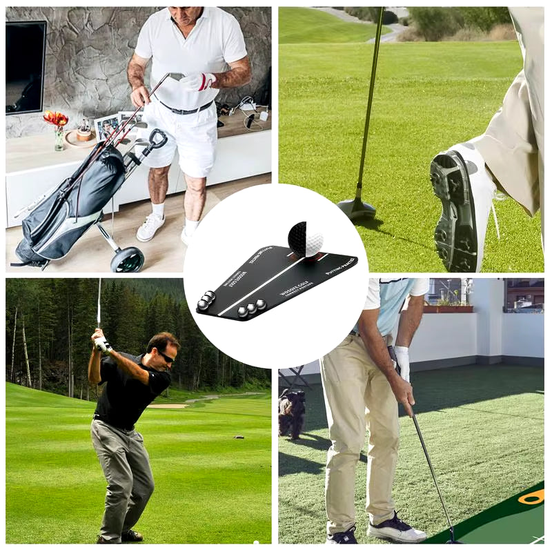 Professional Golf Putting Track Board - Putter Trajectory Balancer for Enhanced Training and Practice