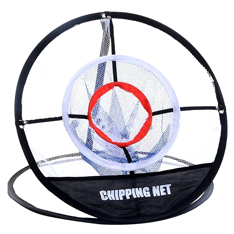 Professional Golf Chipping Net and Swing Trainer - Indoor/Outdoor Practice Cage with 18 Soft Balls