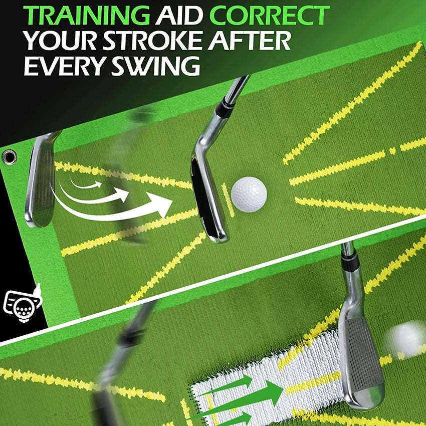 Swing Path Analyzer Golf Training Mat for Enhanced Batting and Swing Detection