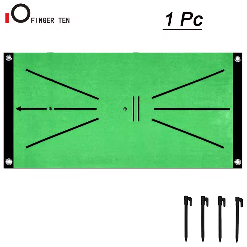 Indoor Outdoor Mini Golf Hitting Mats Practice Training Aid Rug Portable Artificial Turf Grass Mat for Swing Detection Batting