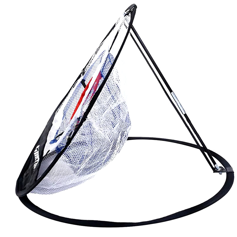 Professional Golf Chipping Net and Swing Trainer - Indoor/Outdoor Practice Cage with 18 Soft Balls