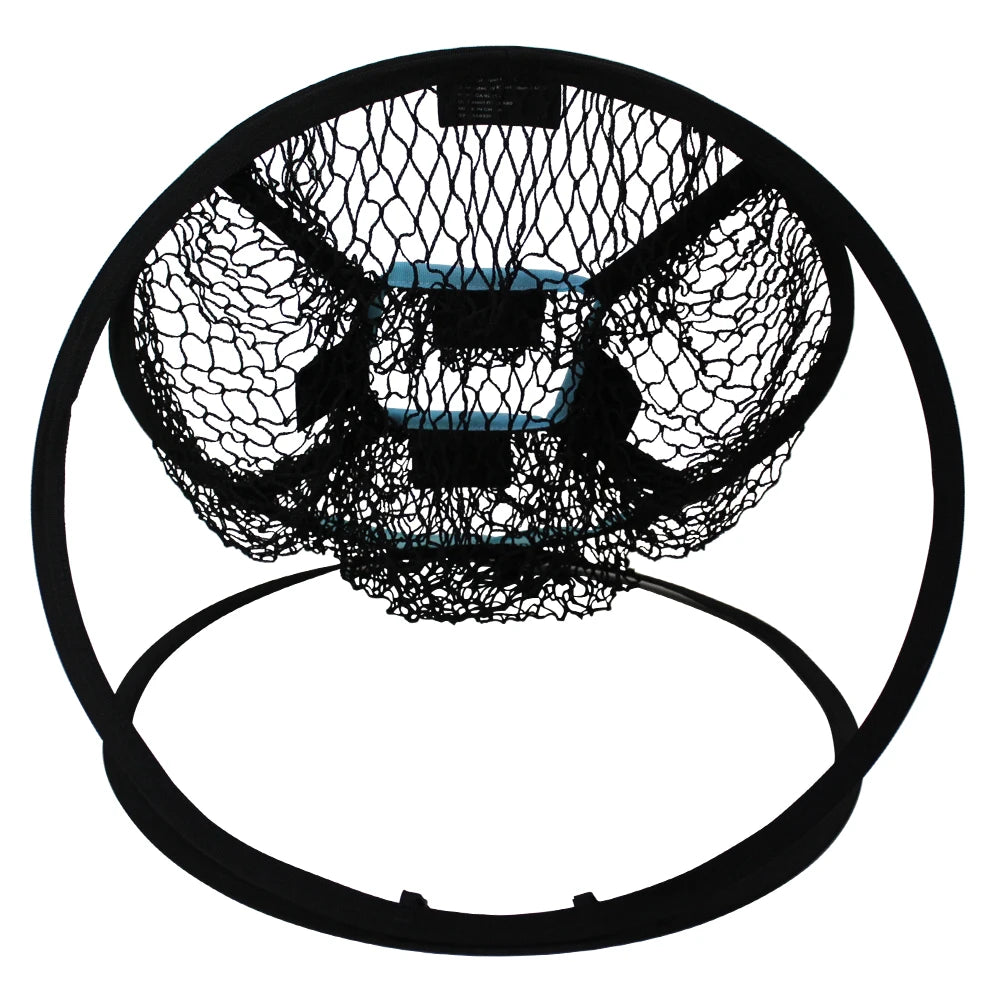 Golf Chipping Net Golf Practice Chipping Pitching Cages Mats Portable Indoor Outdoor Golf Swing Trainer