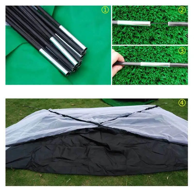 Portable Golf Cage Practice Net Training Exercise Equipment Garden Trainer Golf Training Golf Tent For Indoor Outdoor Sports