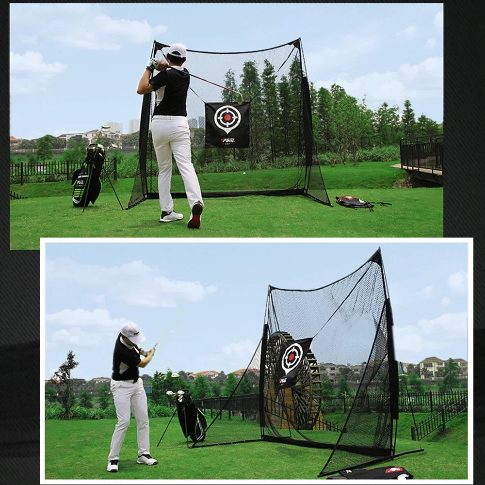 PGM Golf Practice Net,Indoor/Outdoor Golf Driving Range with Enlarged Side Protection Net,Golf Hitting Aid Nets LXW015