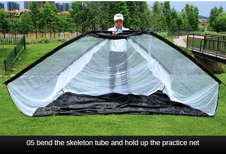 PGM 2/3m Indoor Golf Training Net Foldable Targeting Tent Cage Practice Driving Football Durable Polyester Oxford Fabric LXW013