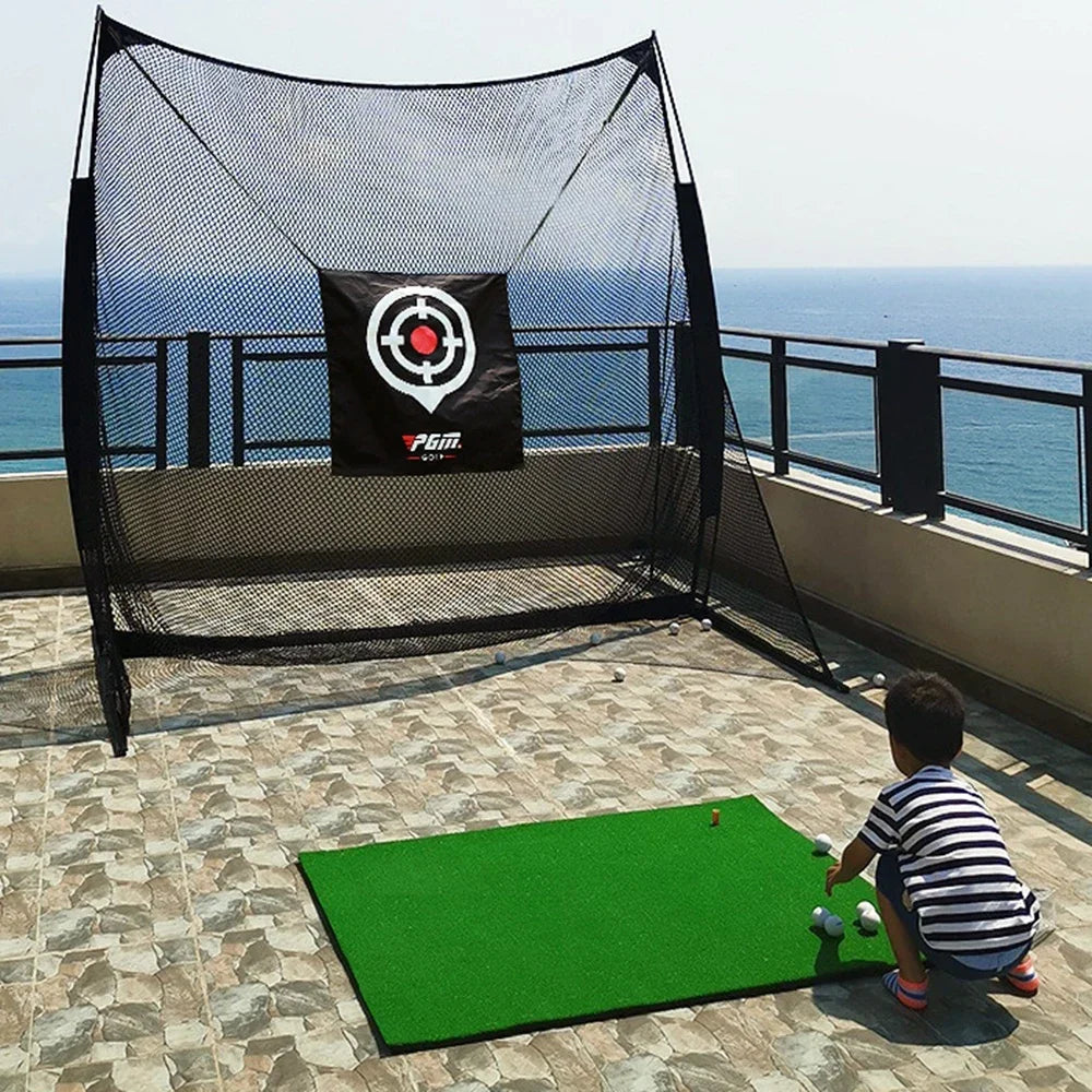 PGM Golf Practice Net,Indoor/Outdoor Golf Driving Range with Enlarged Side Protection Net,Golf Hitting Aid Nets LXW015