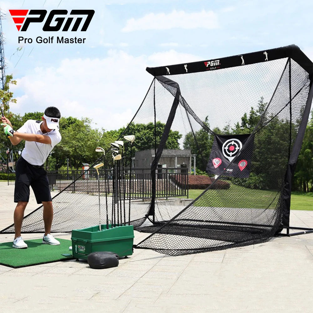 PGM-Golf Practice Hitting Net, Driving Range for Indoor and Outdoor Use, Enlarged Side Protection Net,Golf Hitting Aid Nets