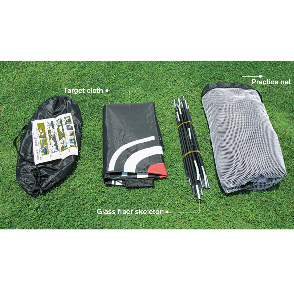 PGM Golf Hitting Practice Net , Portable Cutting Batting Strike Tent, Indoor Swing Training , Pitching Impact Cage, Target Cloth