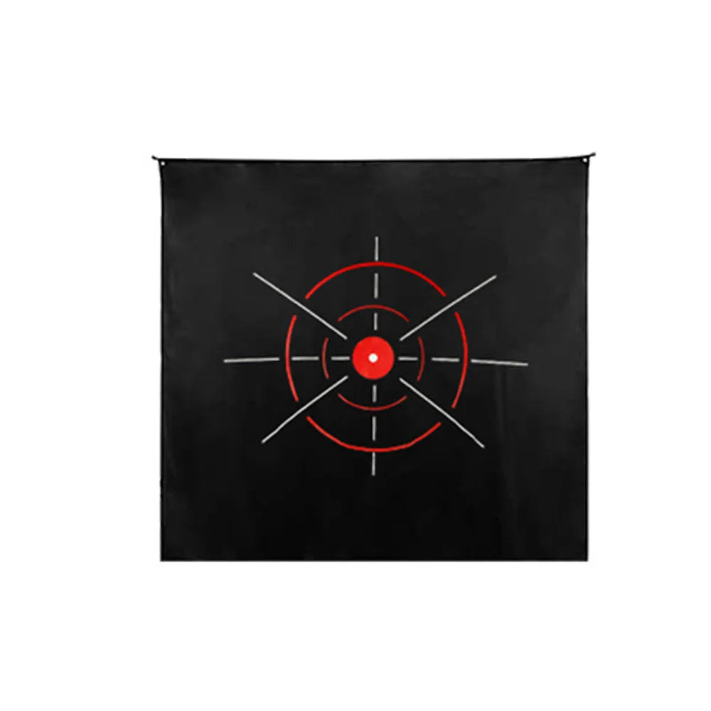 168x146cm Golf Target Cloth Hitting Net Driving Range Golf Hitting Cage Aiming Exercise for Yard Practice Indoor Outdoor Golfing