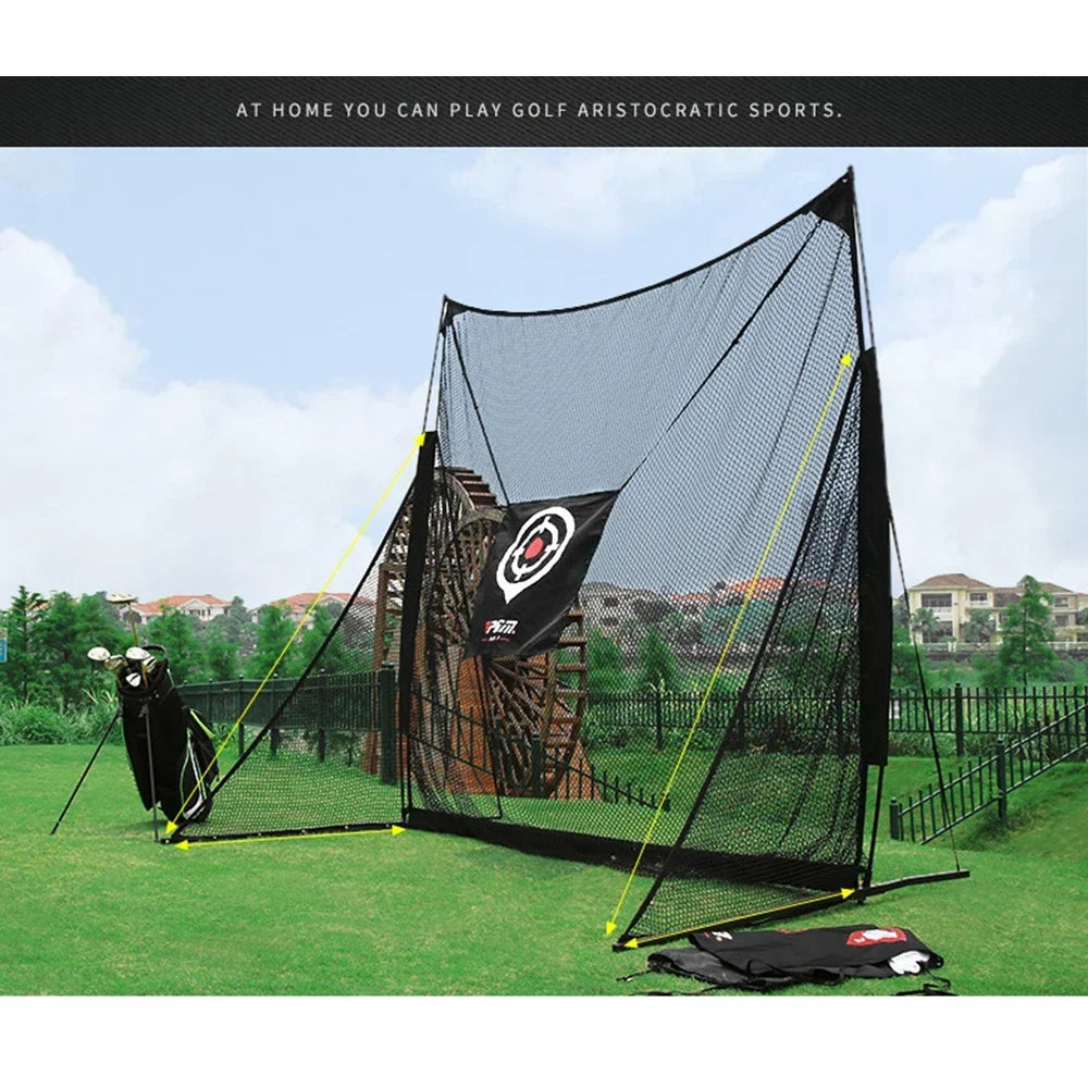 PGM Golf Practice Net,Indoor/Outdoor Golf Driving Range with Enlarged Side Protection Net,Golf Hitting Aid Nets LXW015