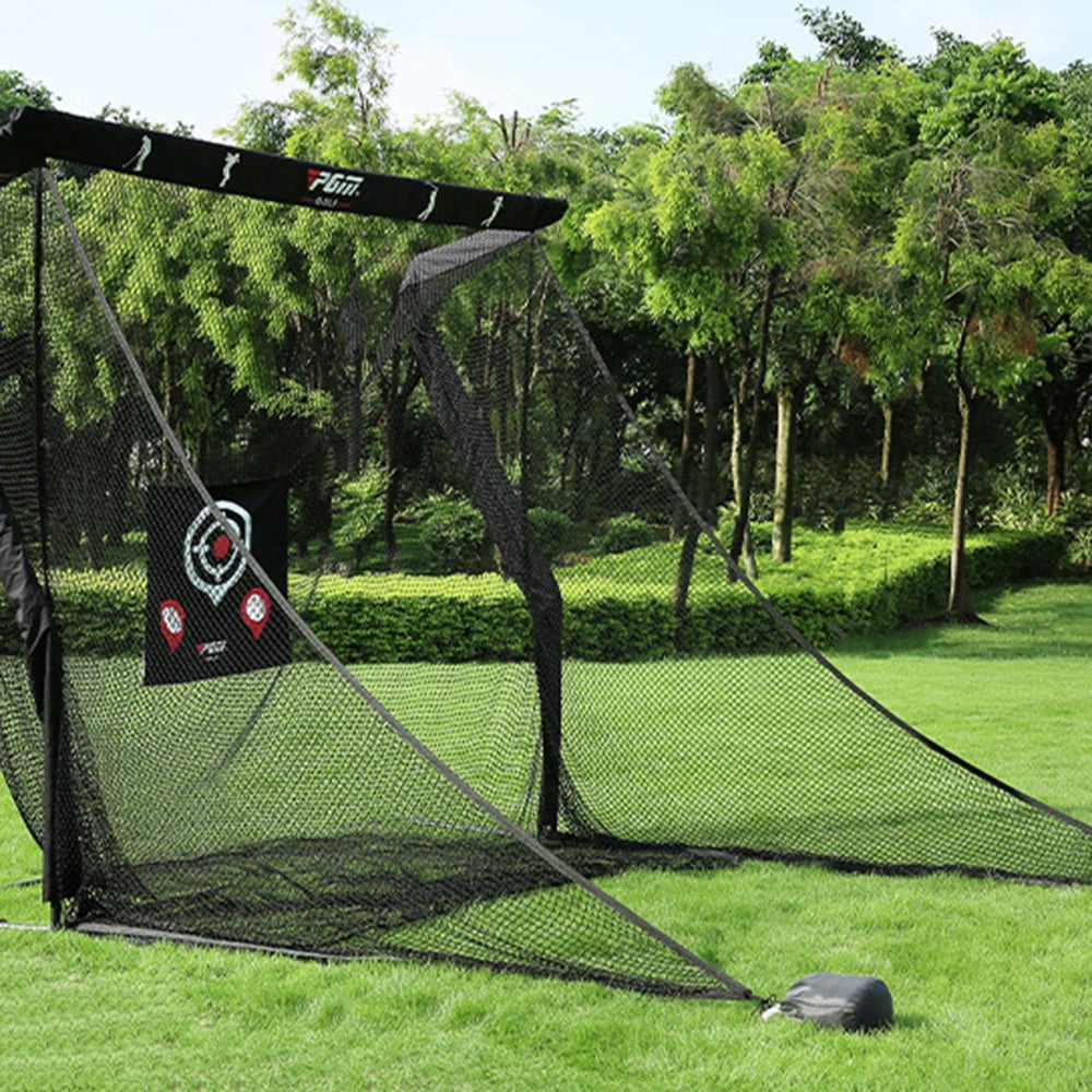 PGM-Golf Practice Hitting Net, Driving Range for Indoor and Outdoor Use, Enlarged Side Protection Net,Golf Hitting Aid Nets