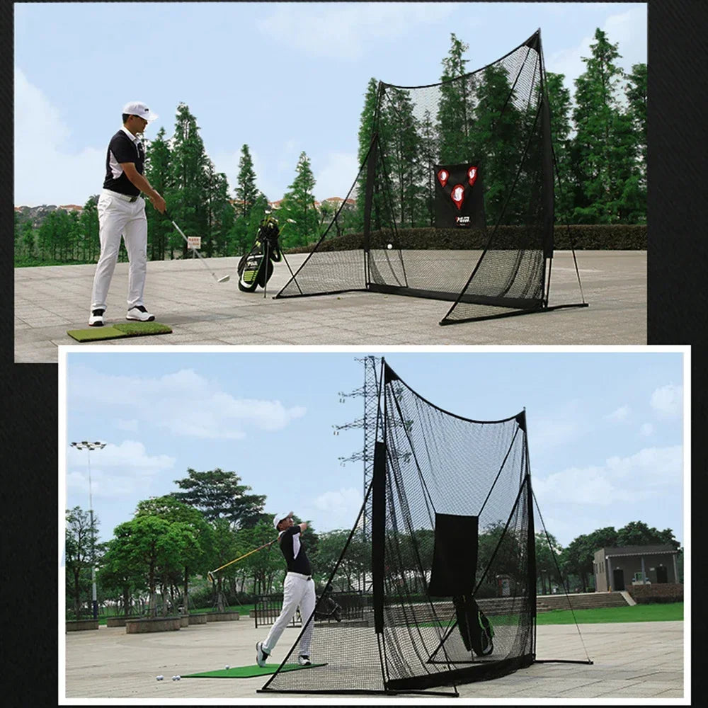 PGM Golf Practice Net,Indoor/Outdoor Golf Driving Range with Enlarged Side Protection Net,Golf Hitting Aid Nets LXW015