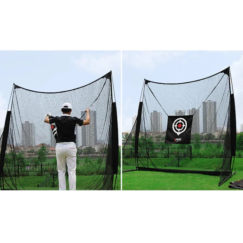 PGM Golf Practice Net,Indoor/Outdoor Golf Driving Range with Enlarged Side Protection Net,Golf Hitting Aid Nets LXW015