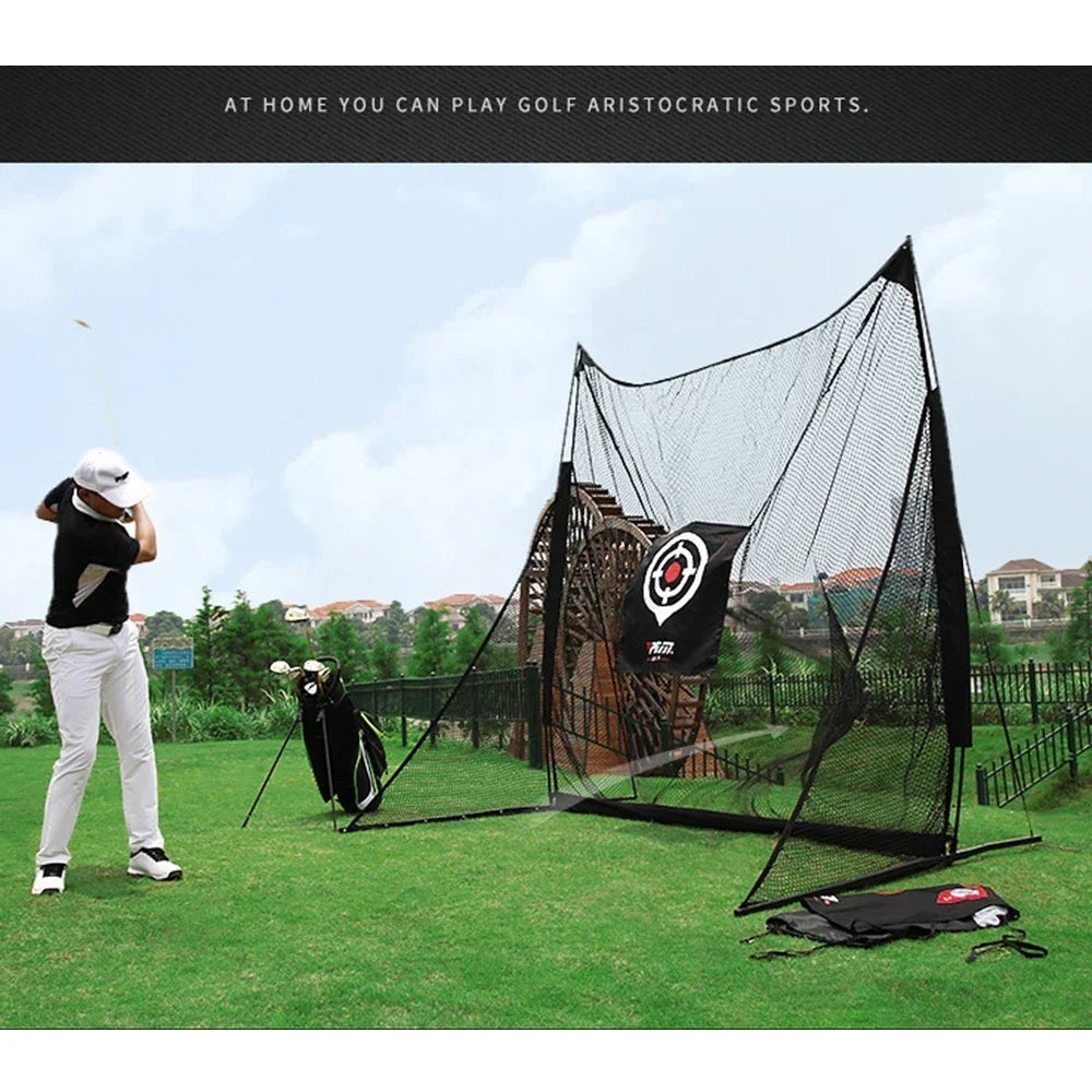 PGM Golf Practice Net,Indoor/Outdoor Golf Driving Range with Enlarged Side Protection Net,Golf Hitting Aid Nets LXW015