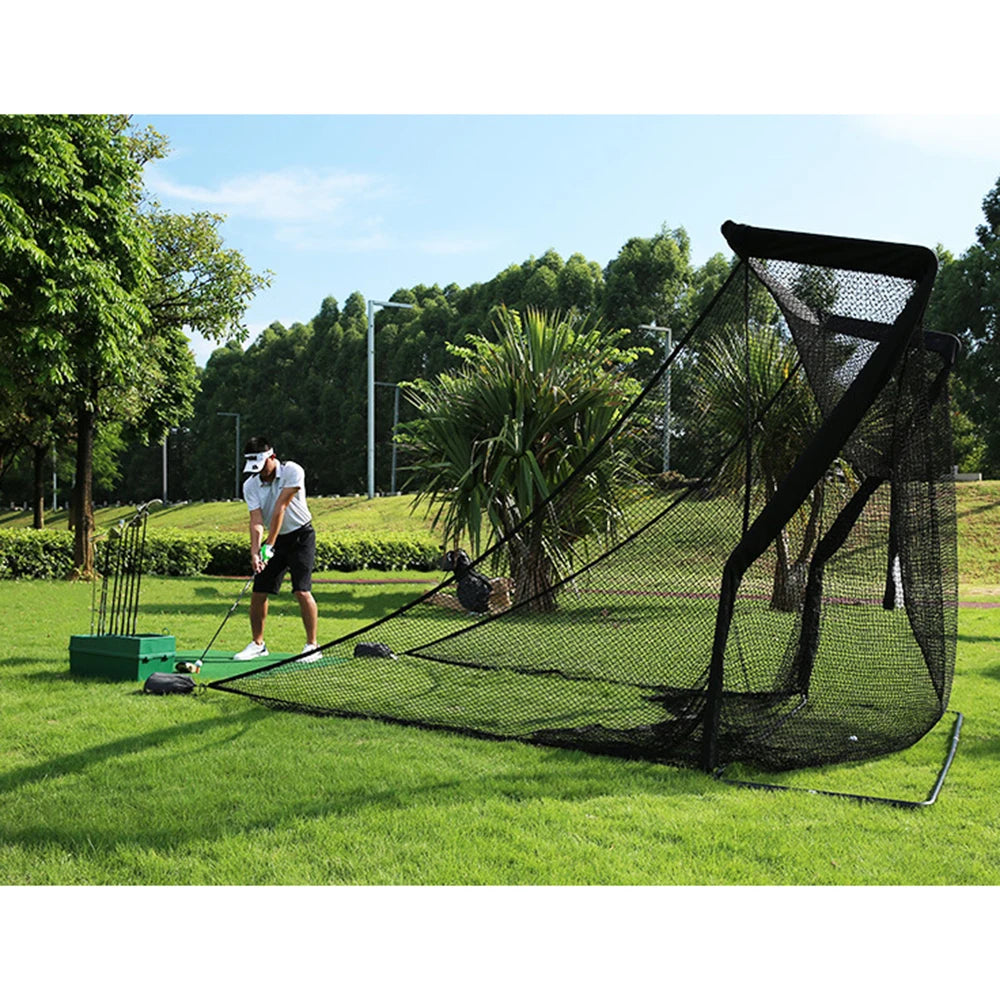 PGM-Golf Practice Hitting Net, Driving Range for Indoor and Outdoor Use, Enlarged Side Protection Net,Golf Hitting Aid Nets