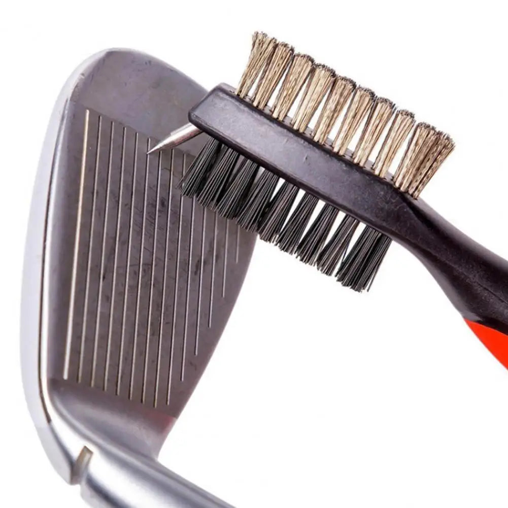 Club Cleaning Brush Golf Club Brush Golf Grooves Cleaning Brush 2 Sided Golf Putter Wedge/ Ball Groove/ Cleaner Gof Accessories