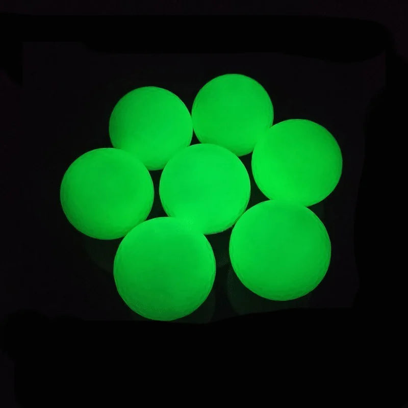 3PCS Colorful and Durable LED Light up Glow Golf Ball for Training Environmentally Friendly Night Golf Ball Fluorescent