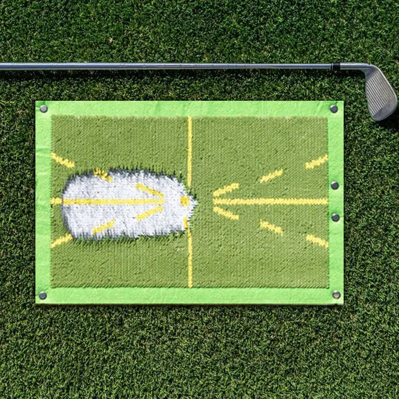 Golf Swing Trajectory Training Mat Indoor Golf Swing Practice Mat Golf Training Mat Orientation Sensing Pad Swing Practice Pads