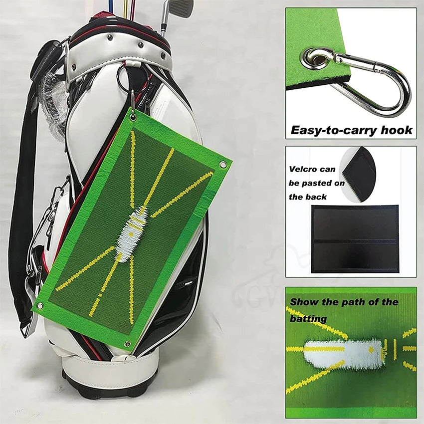 Swing Path Analyzer Golf Training Mat for Enhanced Batting and Swing Detection