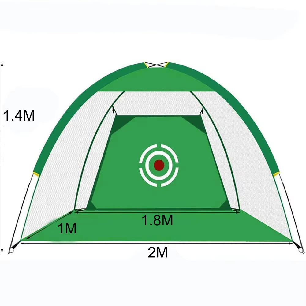 Detachable Sports Practice Golf Net - 2M & 3M Pop-Up Hitting Cage for Batting and Chipping - Garden Equipment with Drop Shipping Option