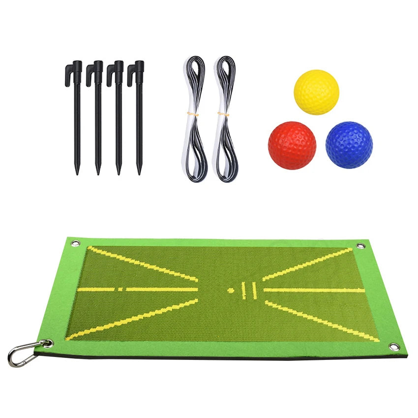 Swing Path Analyzer Golf Training Mat for Enhanced Batting and Swing Detection