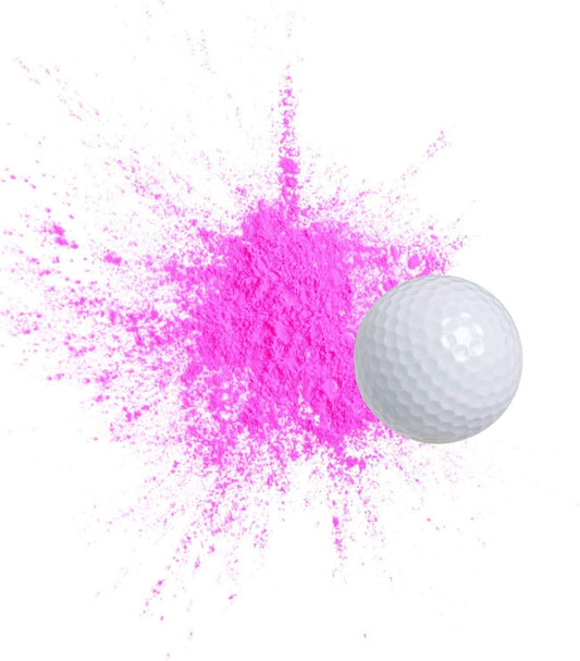 Exploding Trick Golf Balls + Gender Reveal Party Gag Gift for Golfers, Blue & Pink Exploding Golf Balls