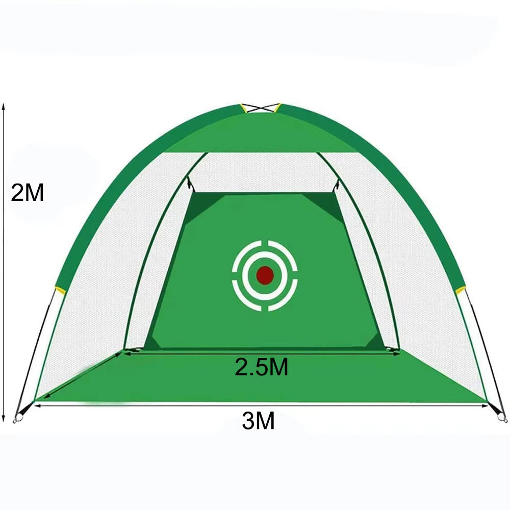 Detachable Sports Practice Golf Net - 2M & 3M Pop-Up Hitting Cage for Batting and Chipping - Garden Equipment with Drop Shipping Option