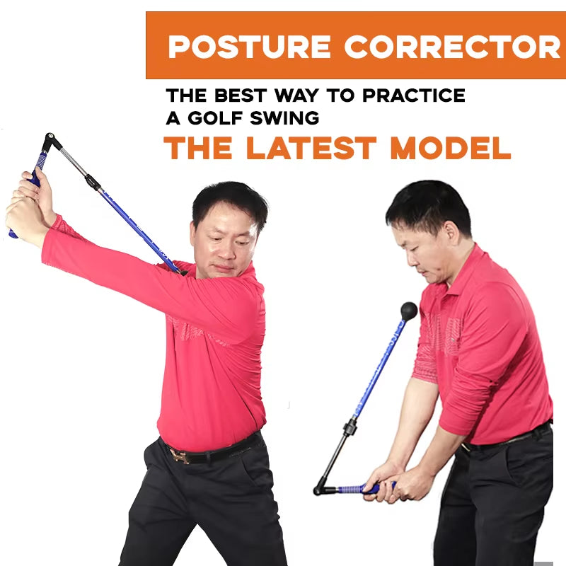 Golf Swing Training Aid: Posture Correction and Technique Improvement Tool for Hinge, Forearm Rotation, and Shoulder Turn - Lightweight Design