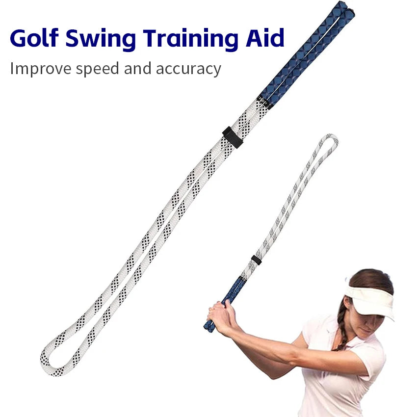 Professional Golf Swing Training Aid - Reusable Practice Rope for Beginners and Enthusiasts, Ideal Birthday Gift