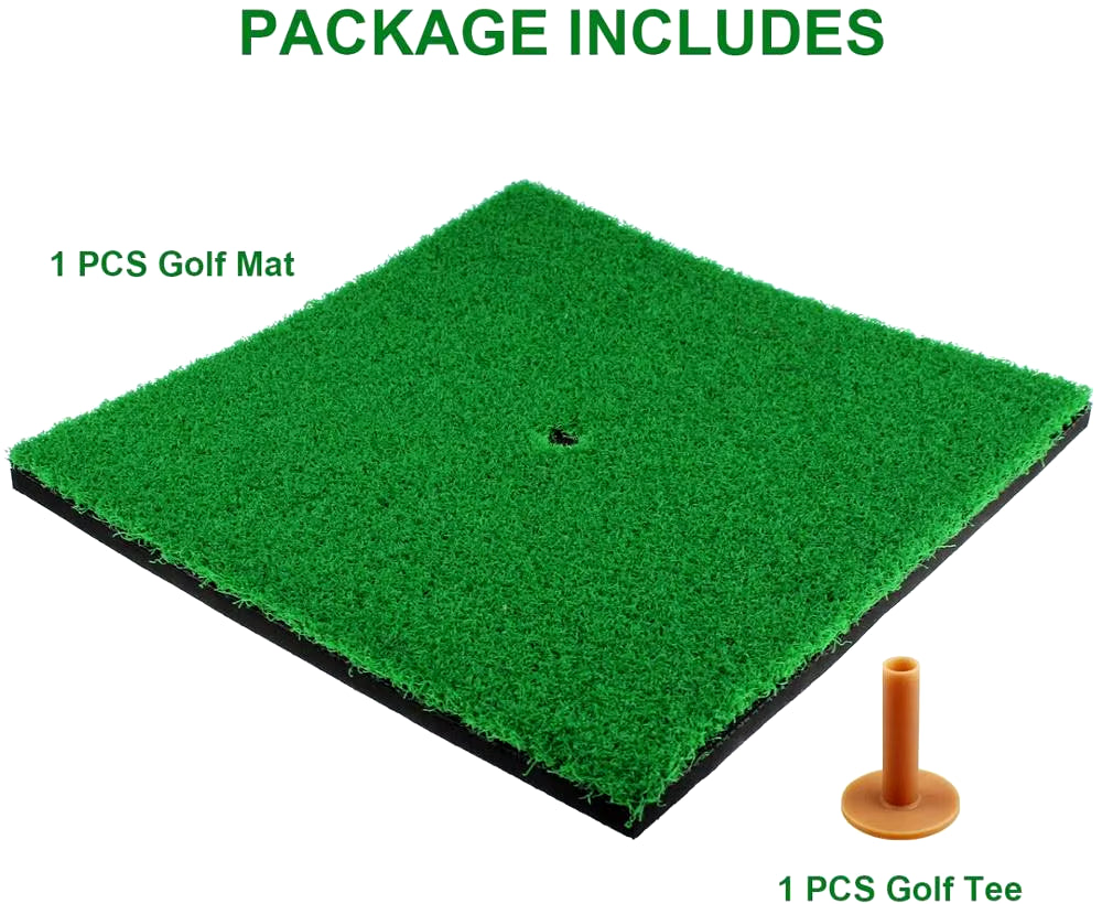 Professional Golf Hitting Mats for Indoor and Outdoor Use - SBR Mats for Driving Range Practice and Backyard Applications (Long/Short Grass)